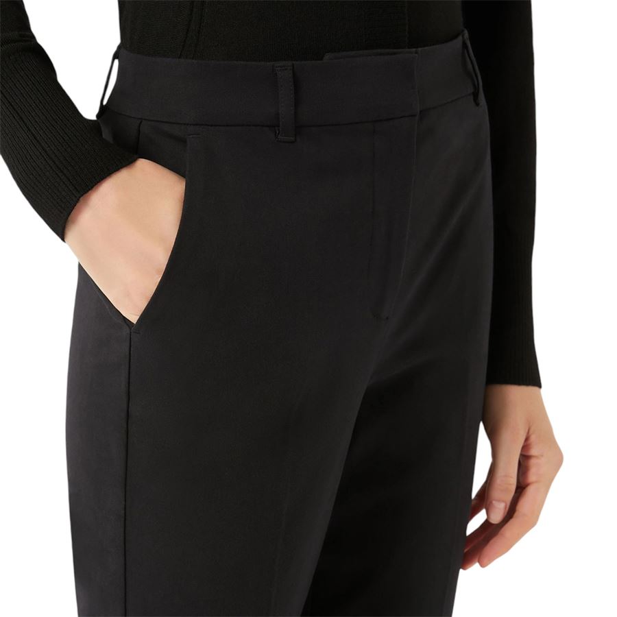Pantaloni slim fit in twill Penny Black | 2421136213200006